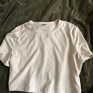 SHEIN Cream Crop Top